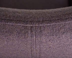 Кресло дизайнерское DOBRIN EGG, серая ткань AF7 в Троицке - troick.ok-mebel.com | фото 12