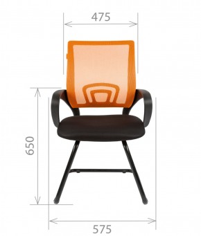 Кресло для оператора CHAIRMAN 696 V (ткань TW-11/сетка TW-04) в Троицке - troick.ok-mebel.com | фото 5
