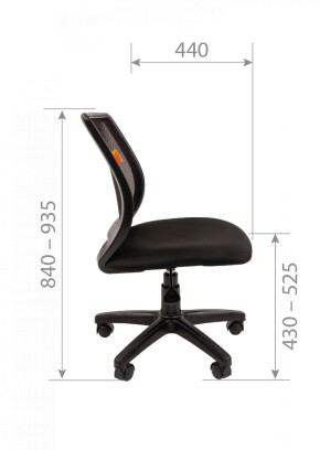 Кресло для оператора CHAIRMAN 699 Б/Л (ткань стандарт/сетка TW-01) в Троицке - troick.ok-mebel.com | фото 7