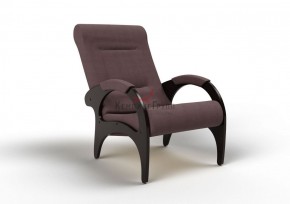 Кресло для отдыха Римини 19-Т-КМ (ткань/венге) КОФЕ С МОЛОКОМ в Троицке - troick.ok-mebel.com | фото 1