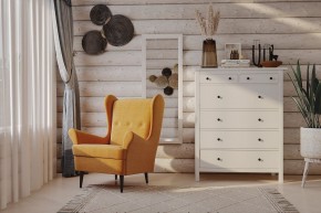 Кресло для отдыха Вало жёто-оранжевый, ткань рогожка в Троицке - troick.ok-mebel.com | фото 3