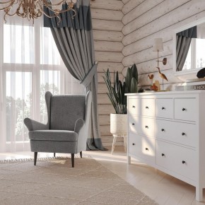 Кресло для отдыха Вало серый, ткань рогожка в Троицке - troick.ok-mebel.com | фото 2