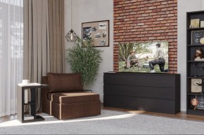 Кресло для отдыха Йоки коричневое, ткань рогожка в Троицке - troick.ok-mebel.com | фото 4