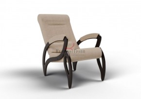 Кресло для отдыха Зельден 20-Т-П (ткань/венге) ПЕСОК в Троицке - troick.ok-mebel.com | фото