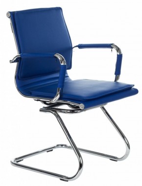 Кресло для посетителя Бюрократ CH-993-Low-V/blue синий в Троицке - troick.ok-mebel.com | фото