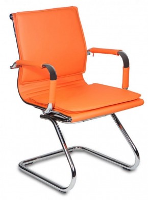 Кресло для посетителя Бюрократ CH-993-Low-V/orange оранжевый в Троицке - troick.ok-mebel.com | фото