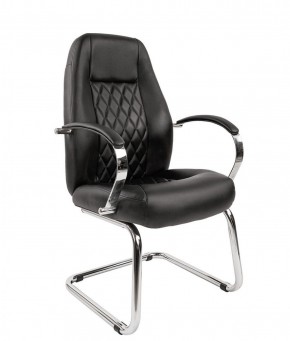 Кресло для посетителя CHAIRMAN 950 V Черное в Троицке - troick.ok-mebel.com | фото