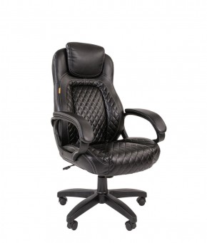 Кресло для руководителя  CHAIRMAN 432 (Экокожа черная) в Троицке - troick.ok-mebel.com | фото