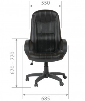 Кресло для руководителя  CHAIRMAN 685 (экокожа черный) в Троицке - troick.ok-mebel.com | фото 5