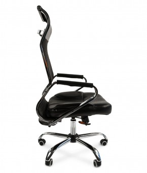 Кресло для руководителя CHAIRMAN 700 (Сетка) Черное в Троицке - troick.ok-mebel.com | фото 3