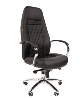 Кресло для руководителя CHAIRMAN 950 (Экокожа) Черное в Троицке - troick.ok-mebel.com | фото