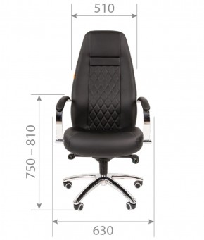 Кресло для руководителя CHAIRMAN 950 (Экокожа) Черное в Троицке - troick.ok-mebel.com | фото 4