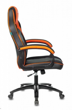 Кресло игровое Бюрократ VIKING 2 AERO ORANGE черный/оранжевый в Троицке - troick.ok-mebel.com | фото 3