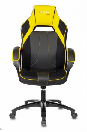 Кресло игровое Бюрократ VIKING 2 AERO YELLOW черный/желтый в Троицке - troick.ok-mebel.com | фото 2