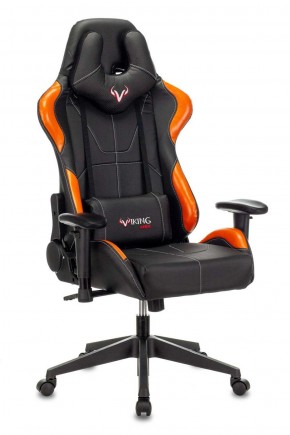 Кресло игровое Бюрократ VIKING 5 AERO ORANGE черный/оранжевый в Троицке - troick.ok-mebel.com | фото