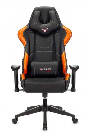 Кресло игровое Бюрократ VIKING 5 AERO ORANGE черный/оранжевый в Троицке - troick.ok-mebel.com | фото 3