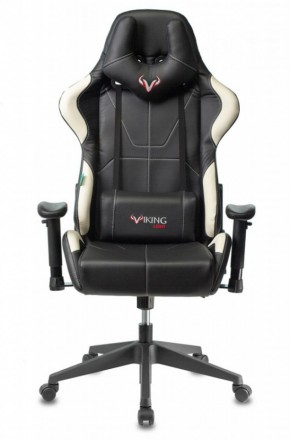 Кресло игровое Бюрократ VIKING 5 AERO WHITE черный/белый в Троицке - troick.ok-mebel.com | фото 3