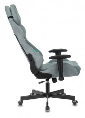 Кресло игровое Бюрократ VIKING KNIGHT LT28 FABRIC серо-голубой в Троицке - troick.ok-mebel.com | фото 2