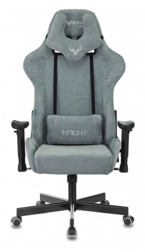 Кресло игровое Бюрократ VIKING KNIGHT LT28 FABRIC серо-голубой в Троицке - troick.ok-mebel.com | фото 3