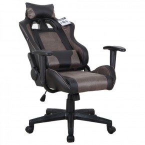 Кресло компьютерное BRABIX "GT Racer GM-100" (черное/коричневое) 531819 в Троицке - troick.ok-mebel.com | фото 4
