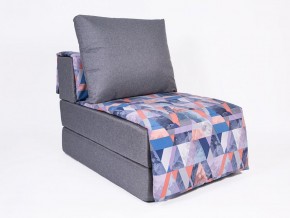 Кресло-кровать бескаркасное Харви (серый-сноу деним) в Троицке - troick.ok-mebel.com | фото 1