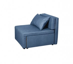 Кресло-кровать Милена (синий) Велюр в Троицке - troick.ok-mebel.com | фото