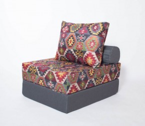 Кресло-кровать-пуф бескаркасное Прайм (мехико серый-графит) в Троицке - troick.ok-mebel.com | фото 2