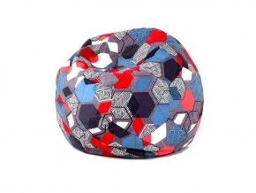 Кресло-мешок Мяч M (Geometry Slate) в Троицке - troick.ok-mebel.com | фото