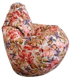 Кресло-мешок Цветы L в Троицке - troick.ok-mebel.com | фото 1