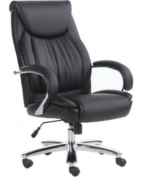 Кресло офисное BRABIX PREMIUM "Advance EX-575" (хром, экокожа, черное) 531825 в Троицке - troick.ok-mebel.com | фото
