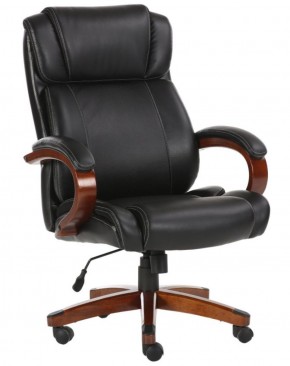 Кресло офисное BRABIX PREMIUM "Magnum EX-701" (дерево, рециклированная кожа, черное) 531827 в Троицке - troick.ok-mebel.com | фото