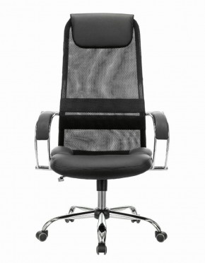 Кресло офисное BRABIX PREMIUM "Stalker EX-608 CH" (хром, ткань-сетка/кожзам, черное) 532091 в Троицке - troick.ok-mebel.com | фото 3