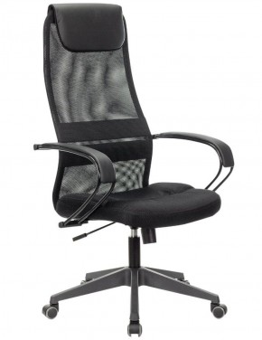 Кресло офисное BRABIX PREMIUM "Stalker EX-608 PL" (ткань-сетка/кожзам, черное) 532090 в Троицке - troick.ok-mebel.com | фото