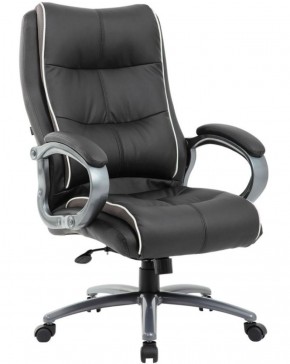 Кресло офисное BRABIX PREMIUM "Strong HD-009" (экокожа черная, ткань серая) 531945 в Троицке - troick.ok-mebel.com | фото 1