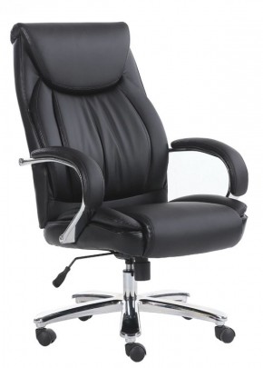 Кресло офисное BRABIX "Advance EX-575" (хром/экокожа/черное) 531825 в Троицке - troick.ok-mebel.com | фото