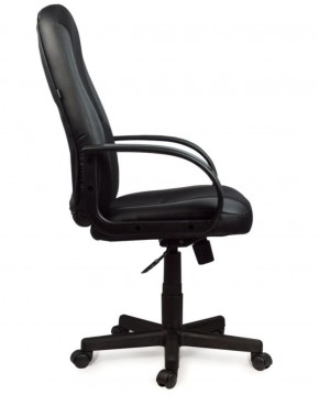 Кресло офисное BRABIX "City EX-512" (кожзам черный, ткань черная) 531407 в Троицке - troick.ok-mebel.com | фото 3
