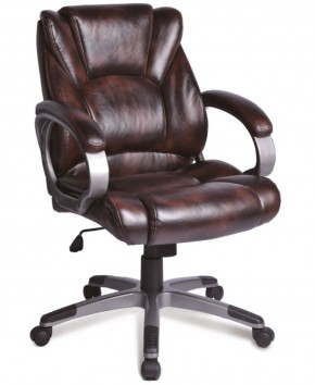 Кресло офисное BRABIX "Eldorado EX-504" (коричневое) 530875 в Троицке - troick.ok-mebel.com | фото
