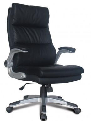 Кресло офисное BRABIX "Fregat EX-510" (рециклированная кожа, черное) 530863 в Троицке - troick.ok-mebel.com | фото