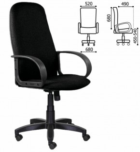 Кресло офисное BRABIX "Praktik EX-279" (ткань/кожзам, черное) 532017 в Троицке - troick.ok-mebel.com | фото 4