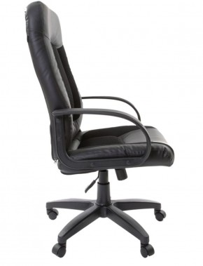 Кресло офисное BRABIX "Strike EX-525" (экокожа черная, ткань черная) 531381 в Троицке - troick.ok-mebel.com | фото 3