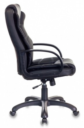 Кресло руководителя Бюрократ CH-839/BLACK черный Пегас в Троицке - troick.ok-mebel.com | фото 3