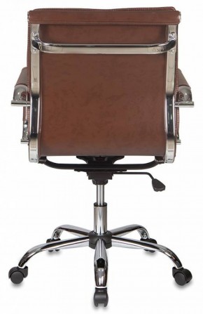 Кресло руководителя Бюрократ CH-993-LOW/BROWN коричневый в Троицке - troick.ok-mebel.com | фото 4