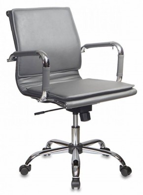 Кресло руководителя Бюрократ CH-993-LOW/GREY серый в Троицке - troick.ok-mebel.com | фото