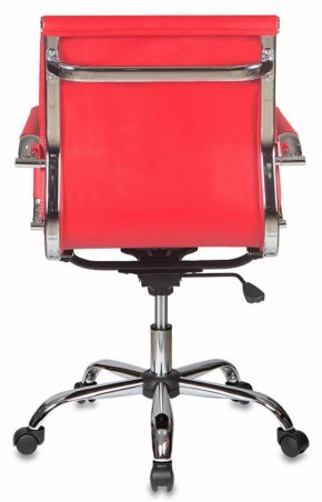 Кресло руководителя Бюрократ CH-993-LOW/RED красный в Троицке - troick.ok-mebel.com | фото 4