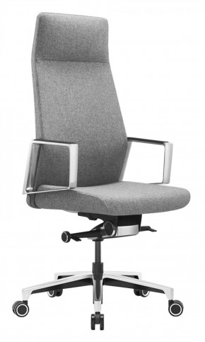 Кресло руководителя Бюрократ _JONS/CASHGREY серый в Троицке - troick.ok-mebel.com | фото