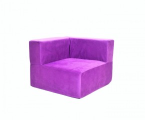 Кресло-угловое-модуль бескаркасное Тетрис 30 (Фиолетовый) в Троицке - troick.ok-mebel.com | фото