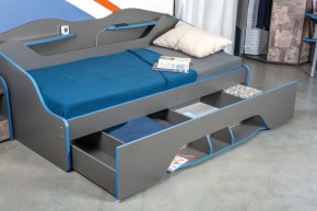 Кровать 11.03 Индиго + орт. основание (900*2000) в Троицке - troick.ok-mebel.com | фото 2