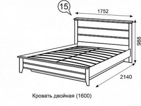 Кровать 1600 с ПМ София 15 в Троицке - troick.ok-mebel.com | фото 3