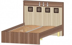 КОСТА-РИКА Кровать 1200 с основанием (шимо темный/шимо светлый) в Троицке - troick.ok-mebel.com | фото