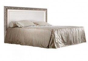 Кровать 2-х спальная (1,4 м) Тиффани штрих-лак/серебро (ТФКР140-1) в Троицке - troick.ok-mebel.com | фото
